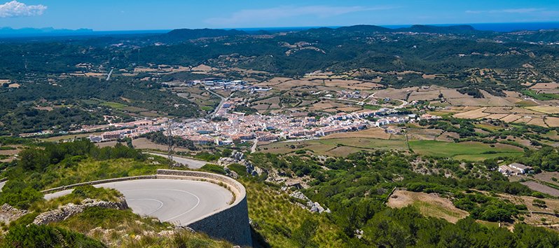 Monte Toro, der höchste Punkt von Menorca