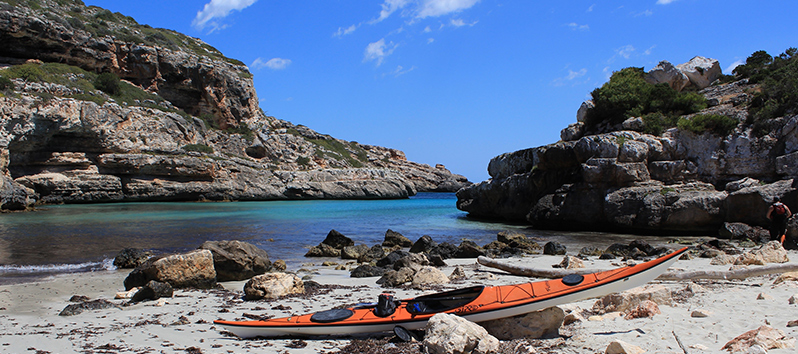 rutas de kayak en Mallorca